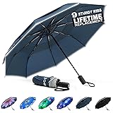 G4Free 42 Inch Eco Windproof Folding Umbrella for