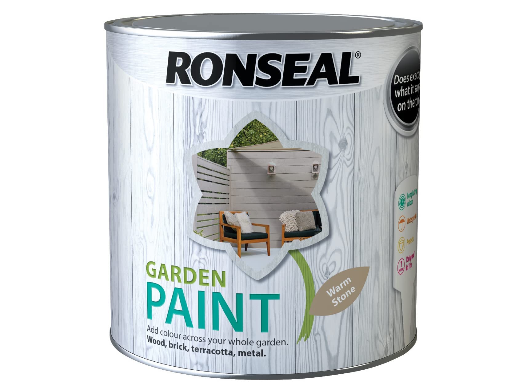 RONSEAL GARDEN PAINT WARM STONE 2.5L [38515]