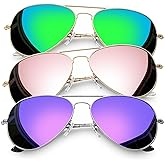 Joopin Bulk Trendy Aviation Sunglasses Polarized UV Protection Retro Sun Glasses Cool Sunnies Fashion Shades