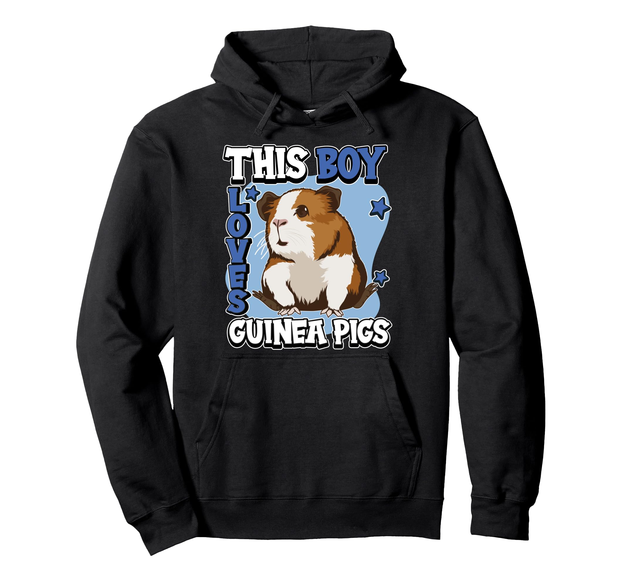 Kids Cavy This Boy Loves Guinea Pigs Pullover Hoodie
