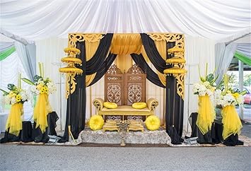 Amazon Com Csfoto 10x7ft Background Beautiful Decoration Wedding
