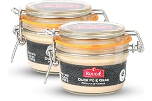 OLMA Rougie Duck Foie Gras – 4.4 oz (125g), Ready-to-Serve French Gourmet Delicacy, Product of Canada - Pack of 2