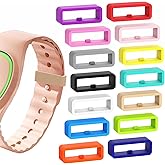 Ryukicy Magic Band Fastener Rings Compatible with Disney MagicBand +, MagicBand 2.0 & More – Silicone Secure Loop Holder, Non-Slip Watch Strap Protectors, Colorful Replacement Accessories