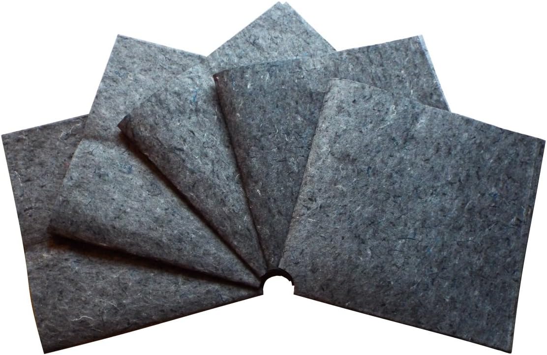 EarthMat Biodegradable Fabric Weed Mat 3 x 3 square (5