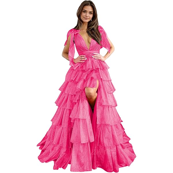 Amazon.com: Luxury Pink Dress with Butterflies and Long Tulle Tail (US,  Age, 3 Years, Pink): Clothing, Shoes & Jewelry