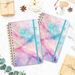 HUAMXE Spiral Journal Notebook, Hardcover Lined