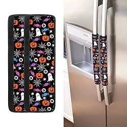 ASQVTIFE Ghosts Refrigerator Door Handle Covers Set