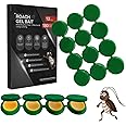12 Pack Cockroach Gel Bait, Highly Effective Roach Gel Bait Indoor Infestation Solution, Fast Acting Cockroach Killer Indoor Home Kitchen Use, Easy to Apply & No Mess Roach Bait, Long-Lasting
