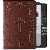 Christian Bible Journal for Men – Premium Eco-Leather Undated Bible Study Notebook, Devotional & Prayer Journal | Perfect Christian Gift for Men | Ideal for Graduation, Pastor, Baptism & Church