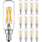 LiteHistory Dimmable E12 LED Bulb 6W Equal 60 watt led Light Bulb Warm White 2700K T6 T25 E12 Candelabra Bulb 60 watt for Cha