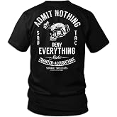 Savage Tacticians Men's Graphic Tee, Spooks Mantra Tactical Shirt | Skull Print, 60/40 Cotton-Polyester Blend, Casual &amp; Outdoor Wear, Black Machine Washable, Preshrunk, Breathable