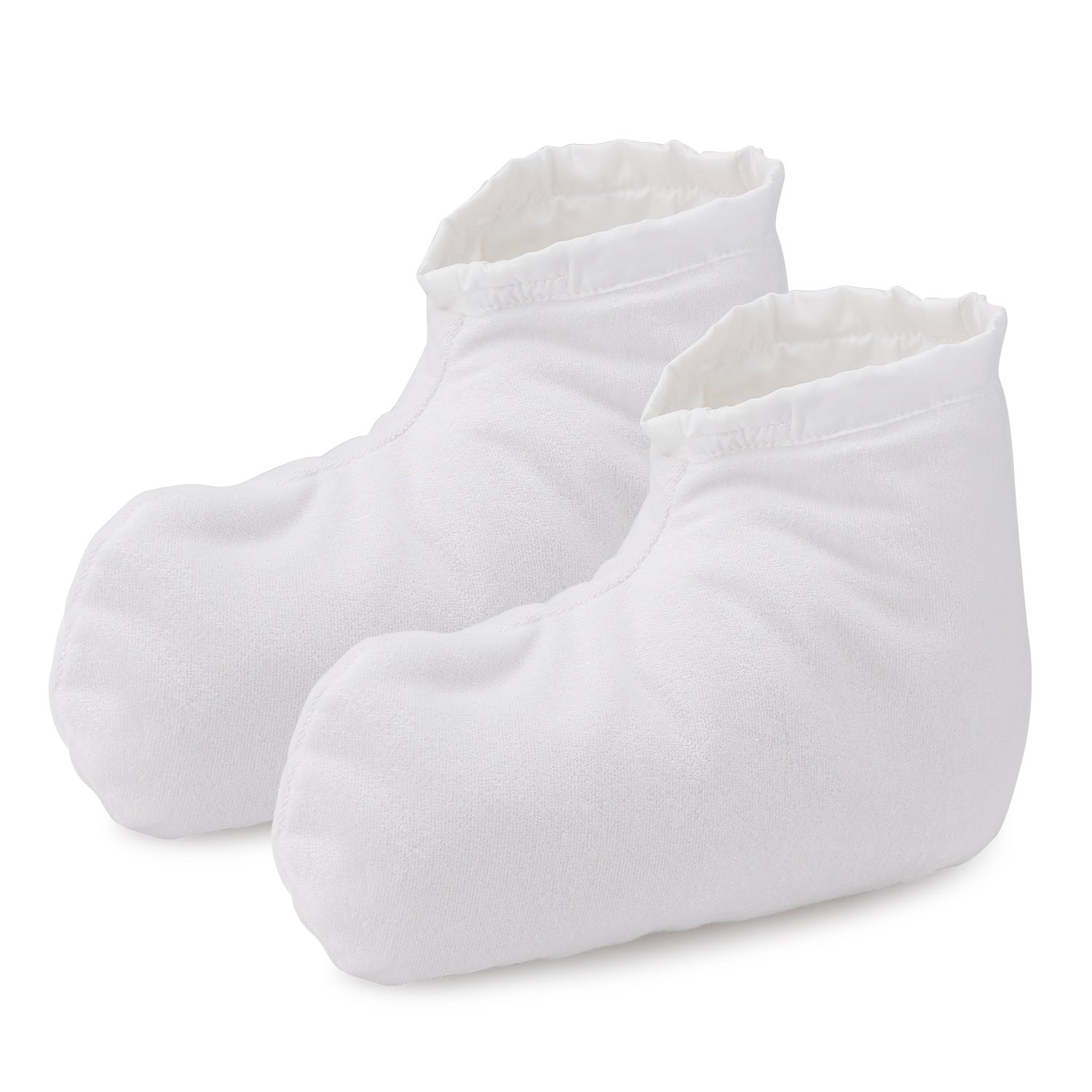 Paraffin Wax Mitts, Segbeauty Paraffin Bath Treatment Terry Cloth Gloves for Hand & Feet, Insulated Mitt for Heat Therapy Spa, Therabath, Great for Paraffin Wax Machine- White : Beauty