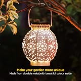 KOOPER Dragonfly Solar Lanterns, Vintage Garden Lights Outdoor Hanging view 8