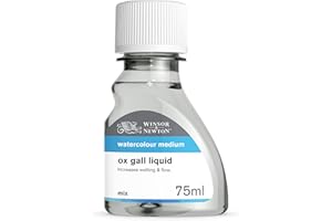 Winsor & Newton Watercolor Medium, Ox Gail Liquid, 75ml (2.5-oz) bottle