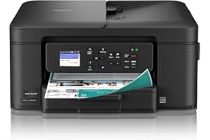 Brother Work Smart 1360 Wireless Color Inkjet All-in-One Printer with Automatic Duplex Printing and 1.8” Color Display | Includes Refresh Subscription Trial(1) (MFC-J1360DW) (Uses LC501 Series Inks)