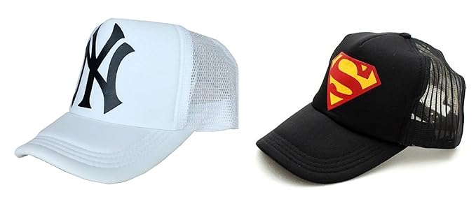 white superman hat