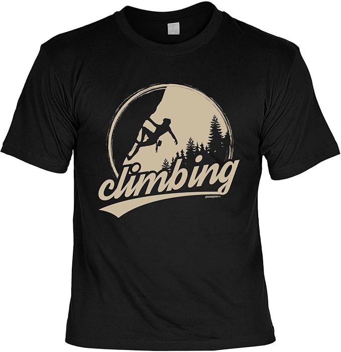Kletter TShirt Climbing Bergsteiger Shirt 4 Heroes Geburtstag Geschenk