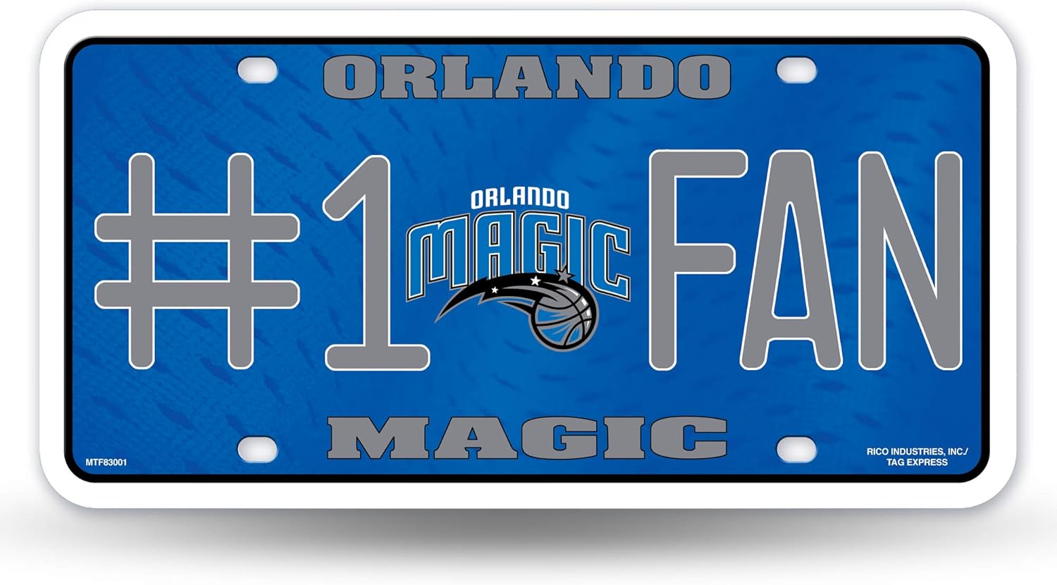 Auto tag. Miami license plate. blue magic plate. tag plate.
