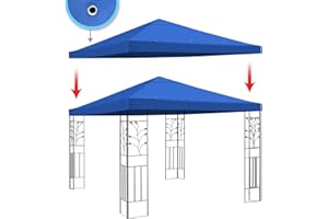 BenefitUSA G245-BLUE G245 Gazebo Canopy, 10" L x 10" ", Blue