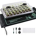 Adawook Seed Starter Tray, 40 Cells Seed Starter Kit with for Seed Starting, Germination Tray with Humidity Control Domes