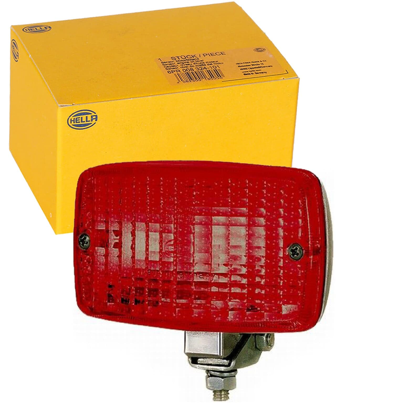 HELLA 2NE 002 985-001 Rear Fog Light - Halogen - 12V - mounting - Lens Colour: Red - Plug: Blade Terminal - left/Rear/right