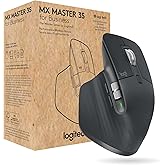 Logitech MX Master 3S for Business, Wireless Mouse with Quiet Clicks, 8K DPI, Secured Logi Bolt USB Receiver, Bluetooth, USB-C Charging, MagSpeed Scrolling, Windows/Mac/Chrome/Linux - Graphite