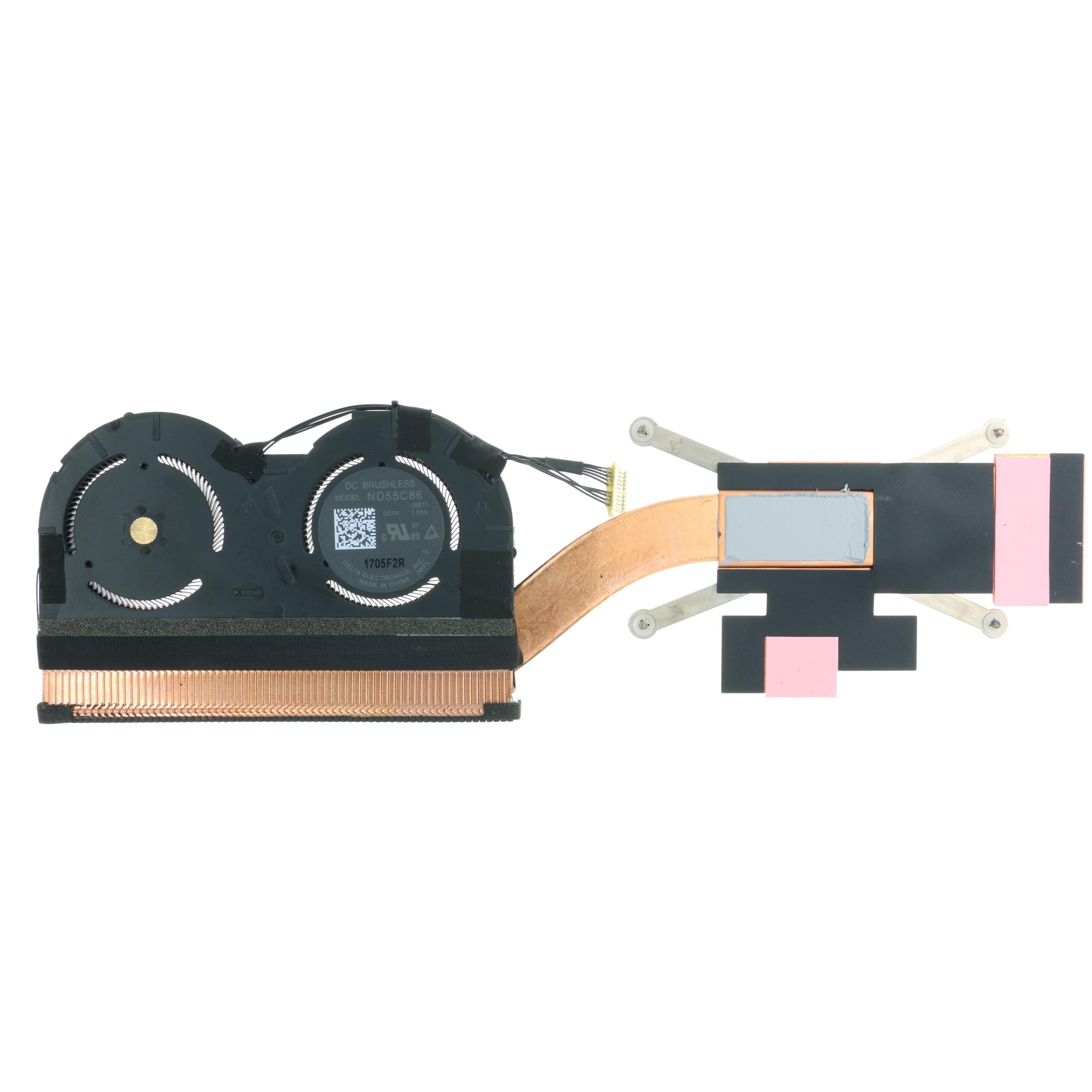 Photo 1 of Replacement CPU Cooling Fan with Heatsink for Lenovo ThinkPad X1 Carbon 9th Gen 20XW 2021 ThinkPad X1 Yoga 6th Gen 2021 5H40W36671 5H40W36672 ND55C86