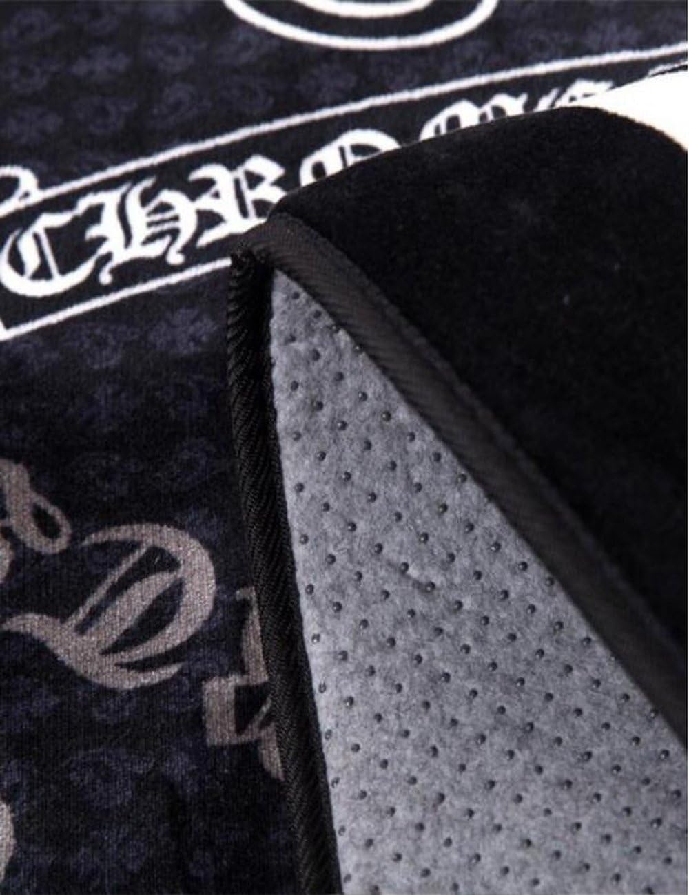 Amazon Marieange オシャレ かっこいい クロムハーツ柄 インテリア マットカーペット リビングルーム Ver 7 Ss 356 80 1 ラグ カーペット マット オンライン通販