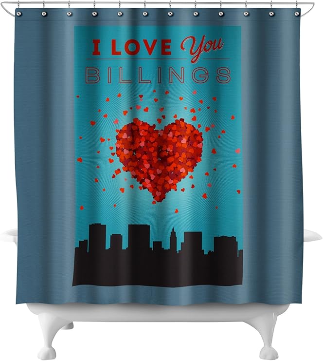 Amazon Com Lantern Press I Love You Billings Montana 71x74