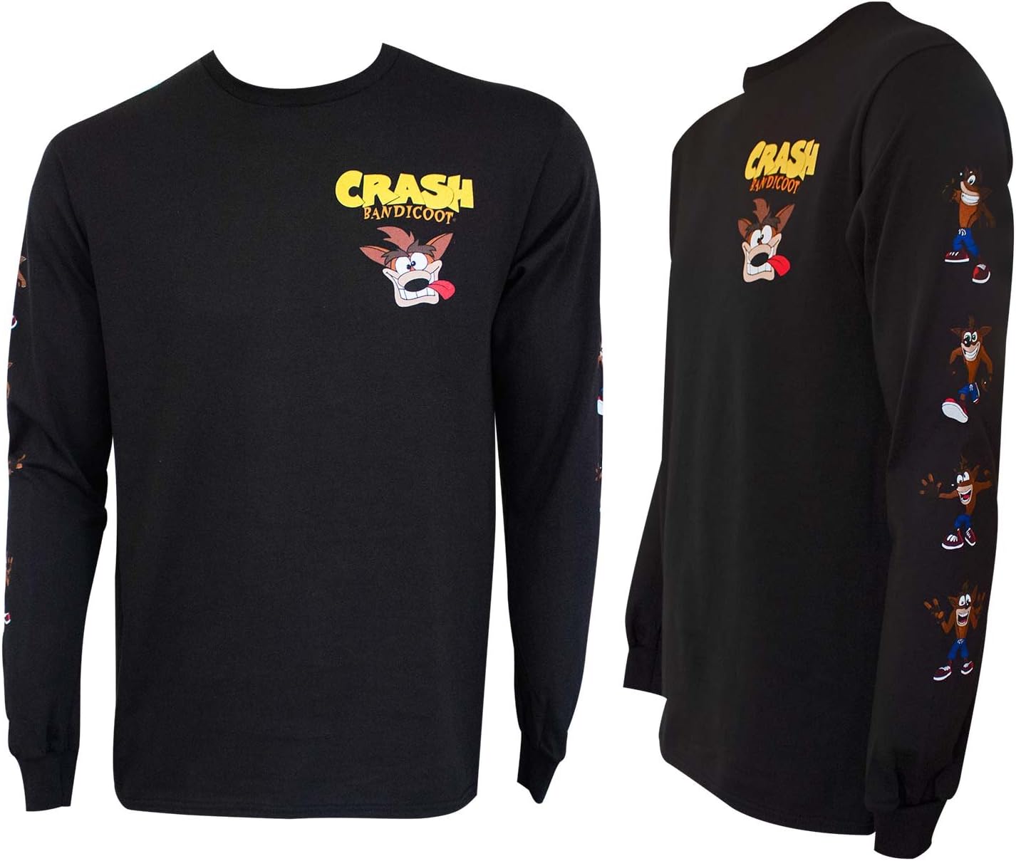 Crash Bandicoot Long Sleeve Tee Shirt X-Large