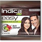 Dark Brown Hair Color, 25 ml Sachet – Easy-to-Use Hair Coloring Solution