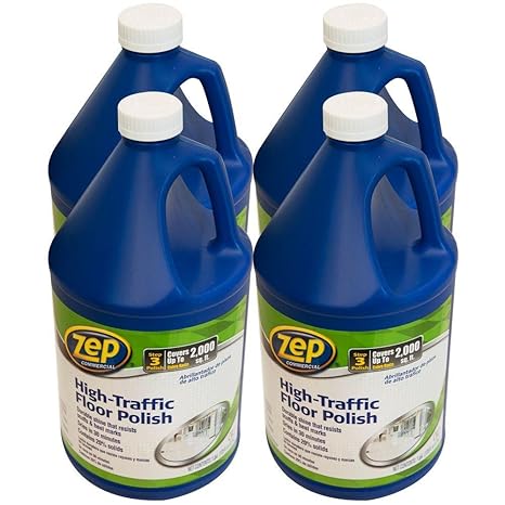 Zep 128 Oz High Traffic Floor Polish Case Of 4 Amazon Com
