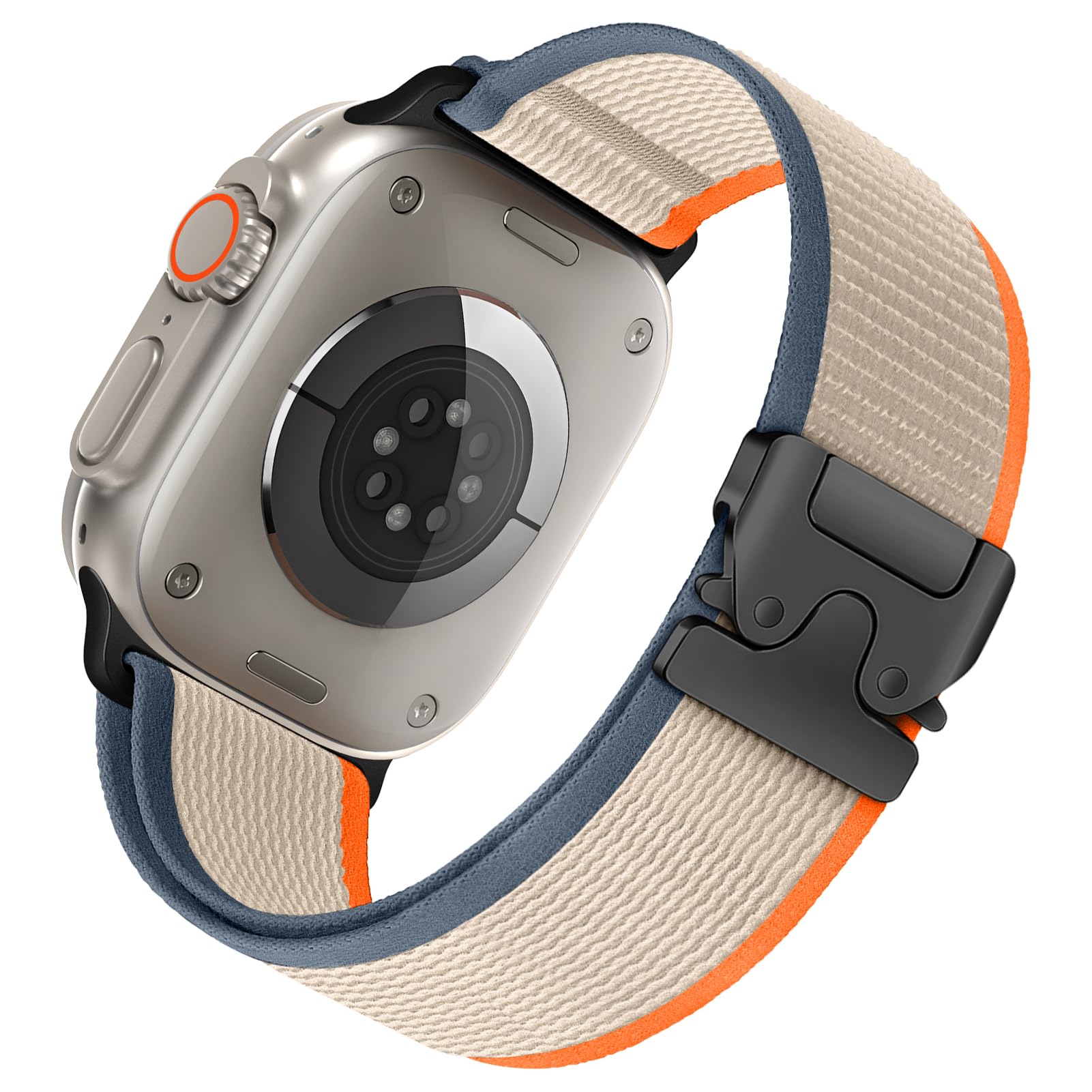 Trail Loop Band for Apple Watch Ultra/3/2 Bands 49mm 46mm 45mm 44mm 42mm 41mm 40mm 38mm Men Women,Braided Elastic Weave Nylon Sport Strap Fabric Wristband for iWatch Series 11 10 9 8 7 6 5 4 3 SE 3/2