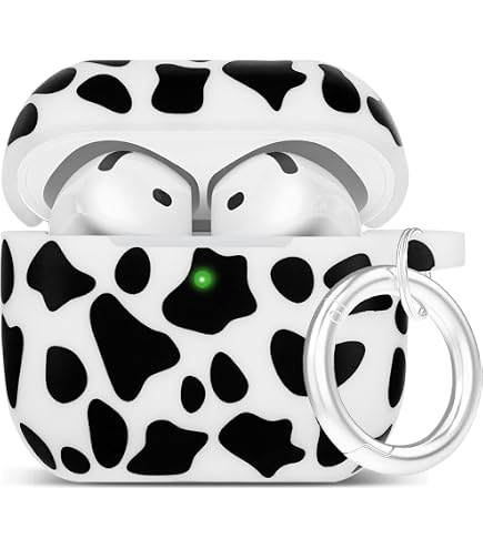 Amazon.com: Silicone Cow AirPods 5 Case 2026 AirPods 4 Case 2024
