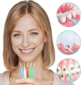FUYOAL 80 Pcs Interdental Brushes Soft Dental Cleaning 8 Colors view 4