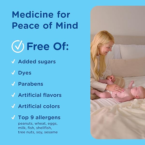 MOMMY’S BLISS GAS RELIEF DROPS BOTTLE, SIMETHICONE DROPS FOR INFANTS, RELIEVES STOMACH DISCOMFORT, SAFE & GENTLE, GINGER FLAVOR, 1 FL OZ (PACK OF 1)