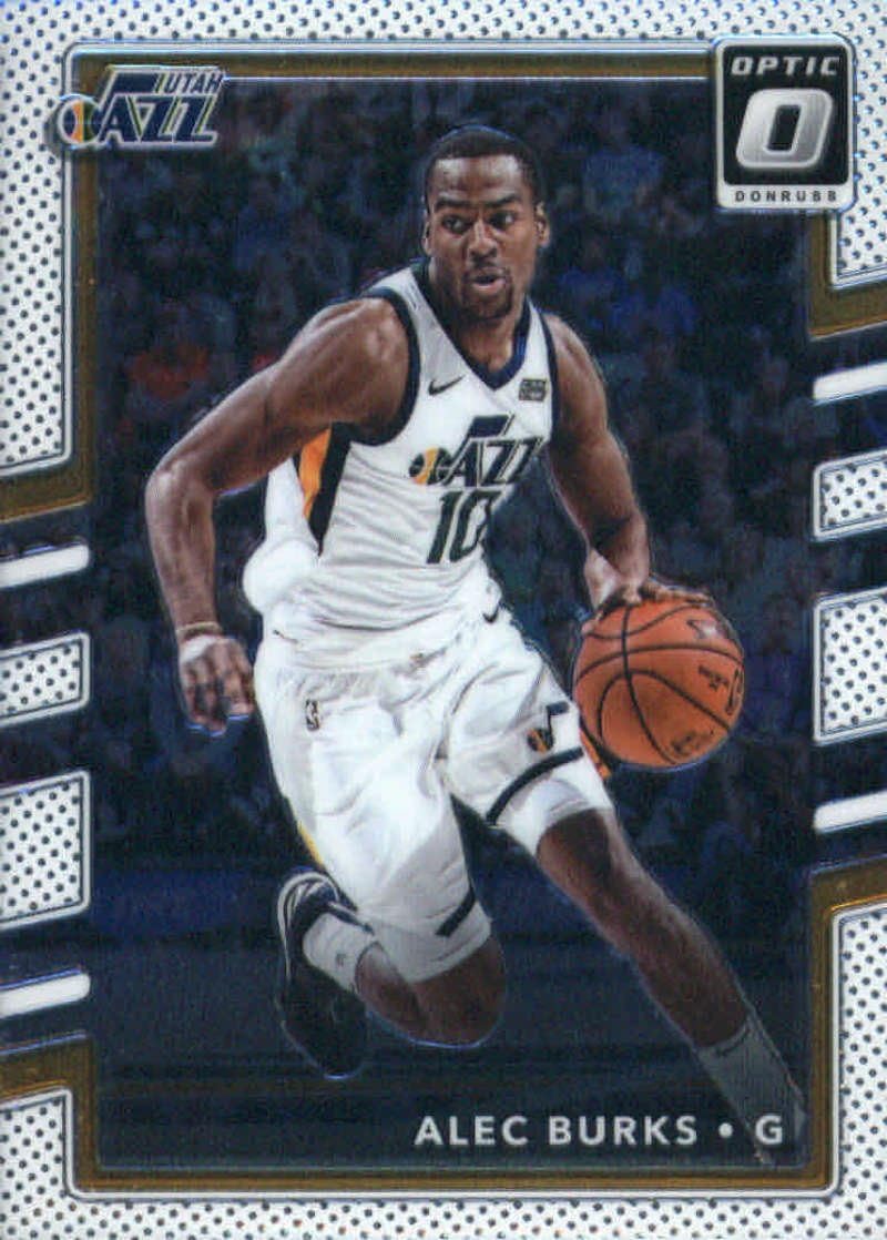 2017-18 Donruss Optic #141 Alec Burks Utah Jazz Basketball Card