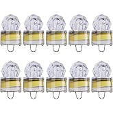 Edearkar LED Fishing Light Underwater 10-Pack Deep Drop Lights Waterproof Diamond Tubular Underwater Colorful Fishing Lure Light Attractants for Tuna Swordfish