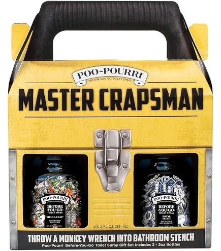 Amazon.com: Poo-Pourri MCM-CB Gift Set, 2oz, Master Crapsman Gift