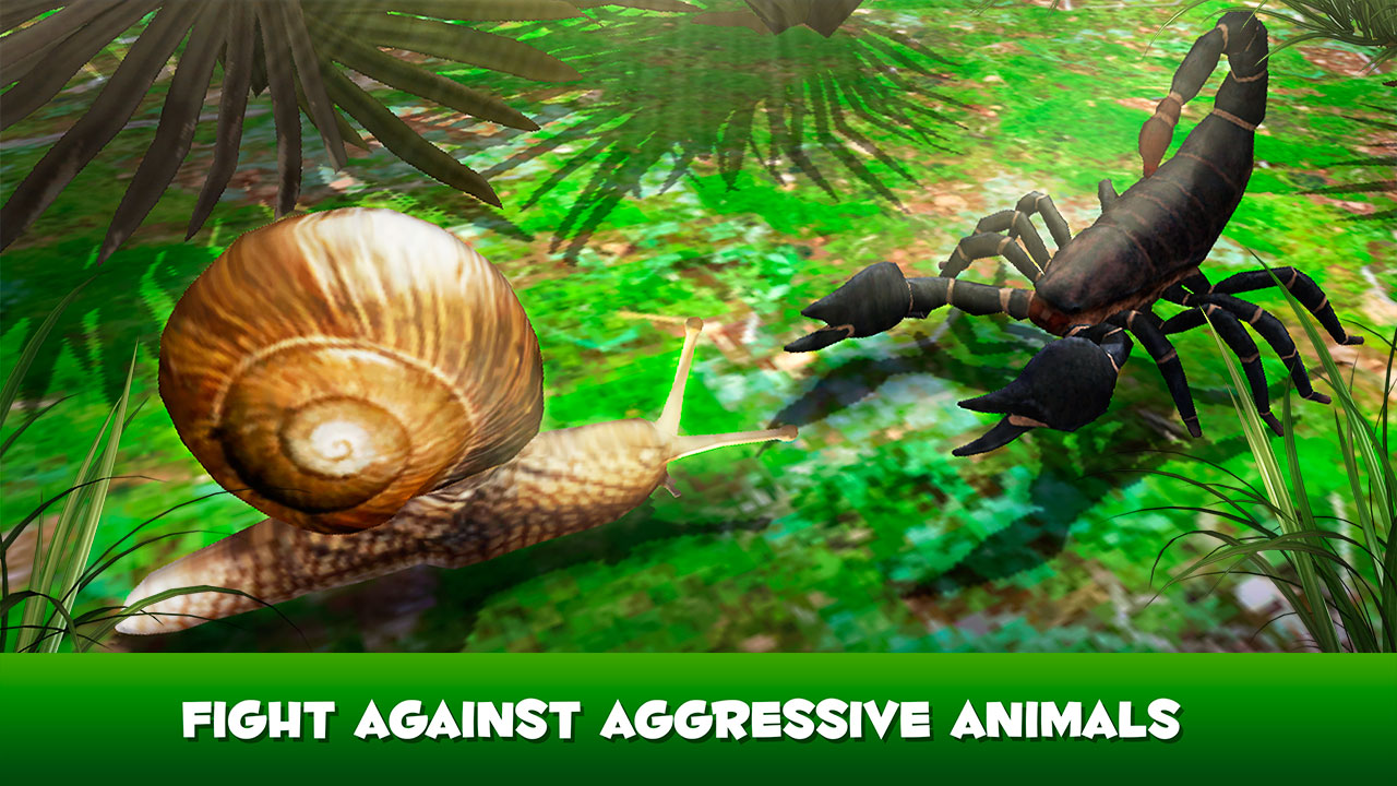 Land Snail Simulator Shell 3D Exploration of Micro World Small