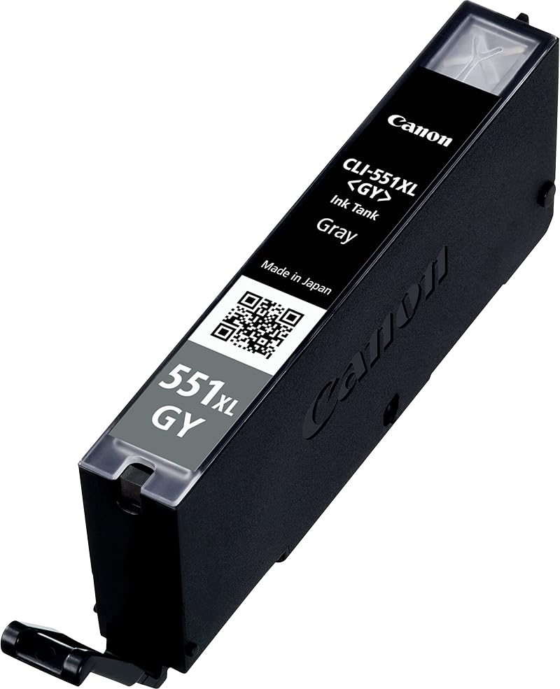 Canon CLI-551XL High Capacity Grey Ink Cartridge for PIXMA MG5450 MG6350
