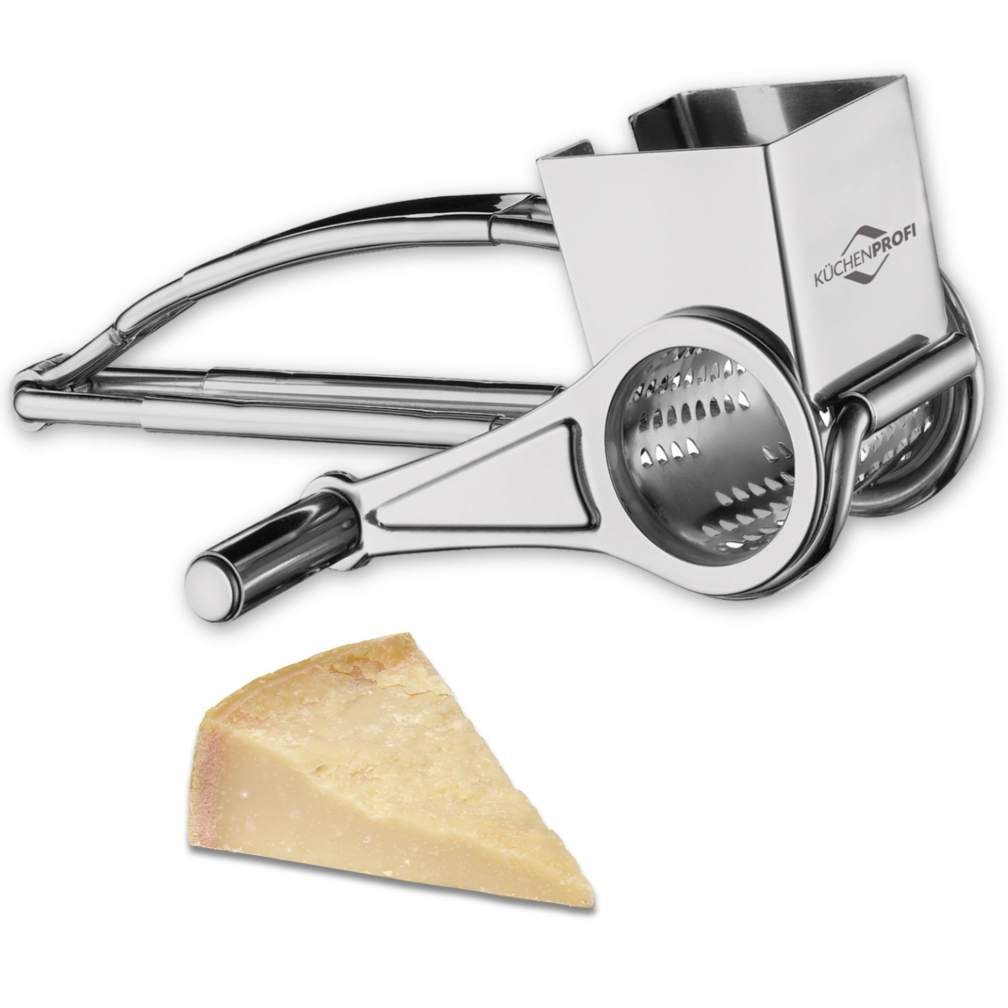 Kuchenprofi Grater with Single Drum/Cheese Mill Stainless Steel