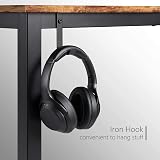 HOMIDEC Computer Desk with Drawer and USB/Headphone Hook 100x50x75cm view 6
