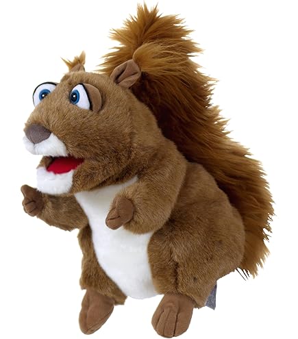 The Puppet Company Red Squirrel Hand Puppet – 15-inch Long-Sleeve Plush Puppet For Kids & Performances