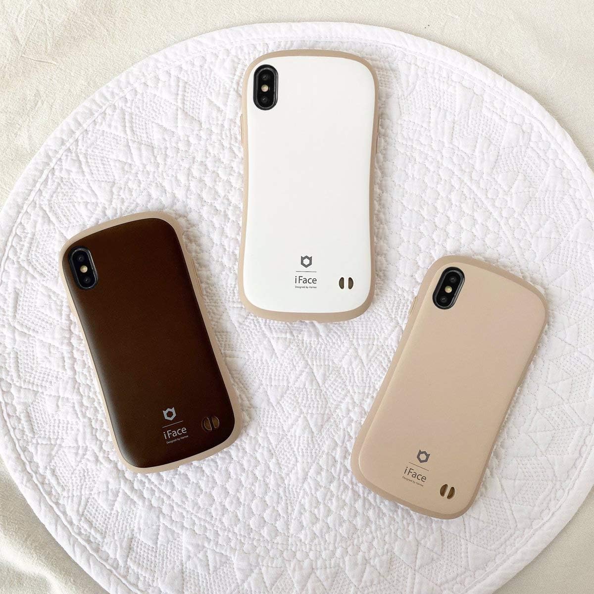 Amazon Com Iface First Class Cafe Series Designed For Iphone X Xs Cute Hybrid Hard Shell Bumper Shockproof Protective Phone Case Drop Tested Coffee