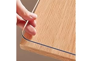 GENERIC Clear Desk Cover Protector, 20"x30"Waterproof PVC Clear Table Cover Protector for Desk Mat Writing Desk Pad Desktop,2mmCoffee Dining Room Tabletop