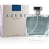 A CENTER Azure Pour Homme Cologne for Men/Eau de Parfum Natural Spray 3.4 Fl Oz Perfume for Men Suitable for All Skin Type Men Fragrance Daily Used