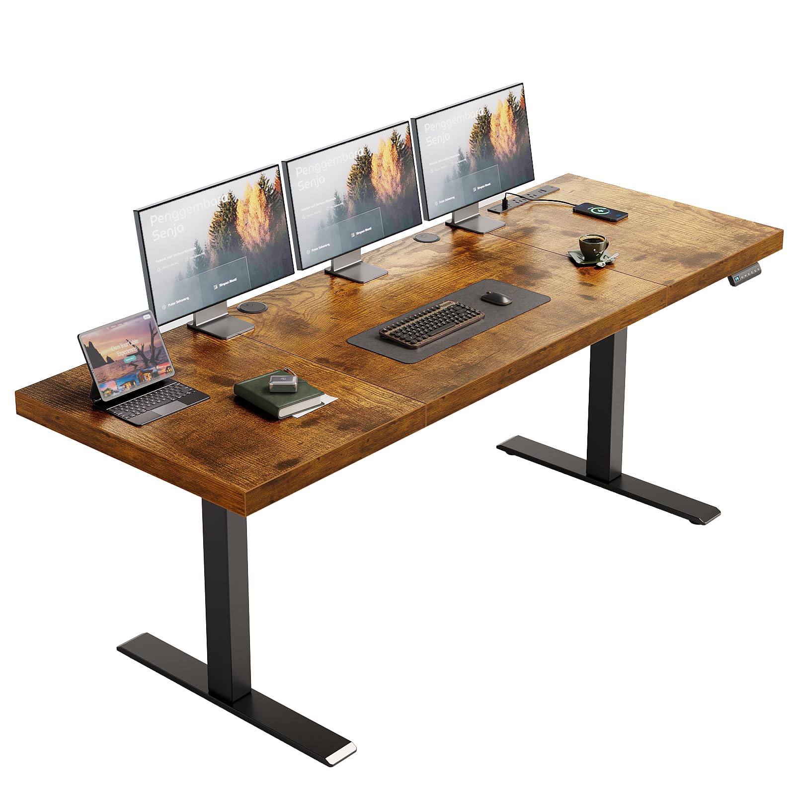 OffiGo Electric Standing Desk with 3-Piece