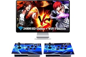 GWALSNTH 3D Pandora Box 18S Pro Arcade Games Console,24800 in 1 HD Video Games Machine,WiFi Function,Search/Save/Hide/Pause Games,Up to 4 Players,Sparated Joysticks …