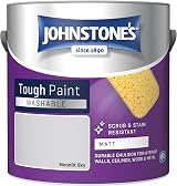 Johnstone's Washable Matt Paint Moonlit Sky 2.5L Emulsion 12m2/L view 1